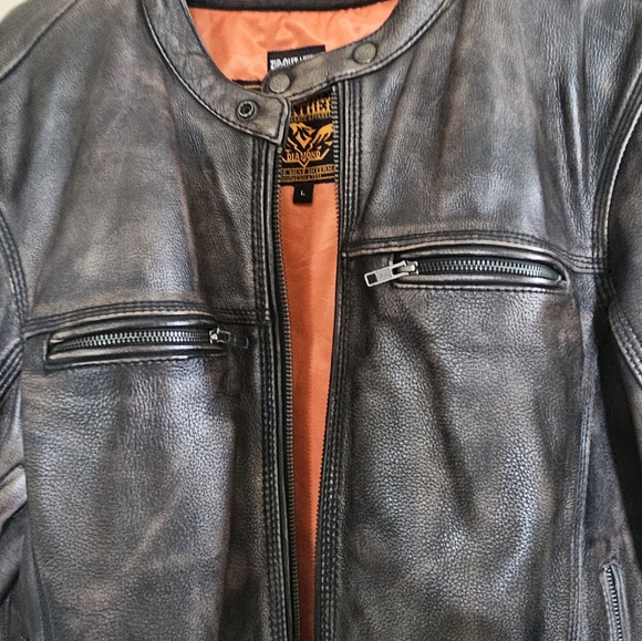 Size L Milwaukee Leather Man jacket - Picture 7 of 9